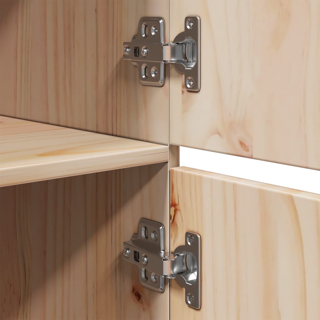 Skåp Trä 34x40x108,5 cm massiv furu