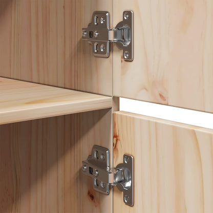 Skåp Trä 34x40x108,5 cm massiv furu