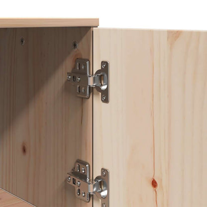 Skåp Trä 67x40x108,5 cm massiv furu