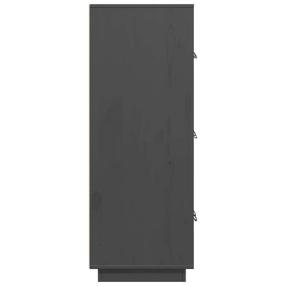 Skåp Grå 67x40x108,5 cm massiv furu