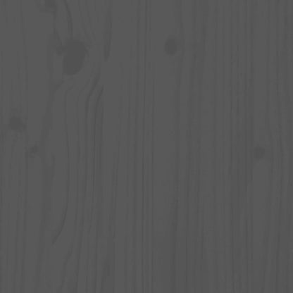 Soffbord Grå 110x55x45 cm massiv furu