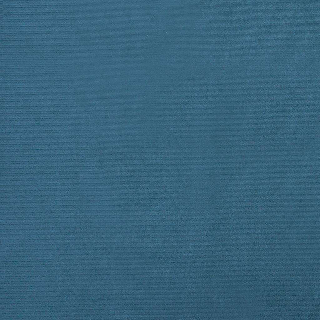 Hundbädd blå 70x45x30 cm sammet