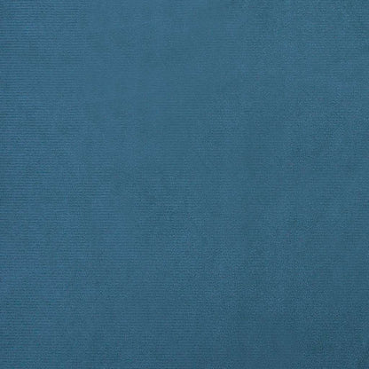 Hundbädd blå 70x45x30 cm sammet