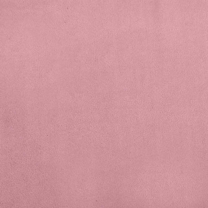 Hundbädd rosa 70x45x30 cm sammet