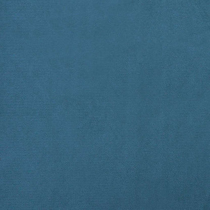 Hundbädd blå 80x45x30 cm sammet
