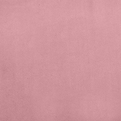 Hundbädd rosa 60x40x30 cm sammet