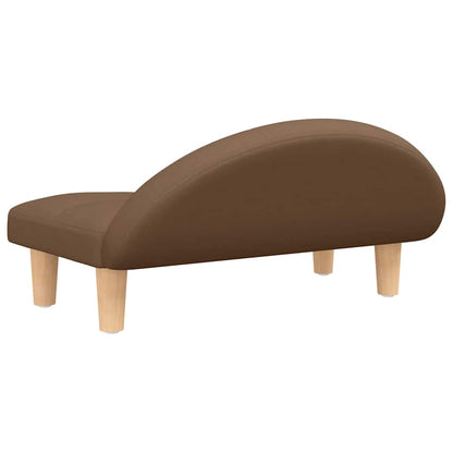 Hundsäng Hundbädd Brun 70x52x30 cm tyg