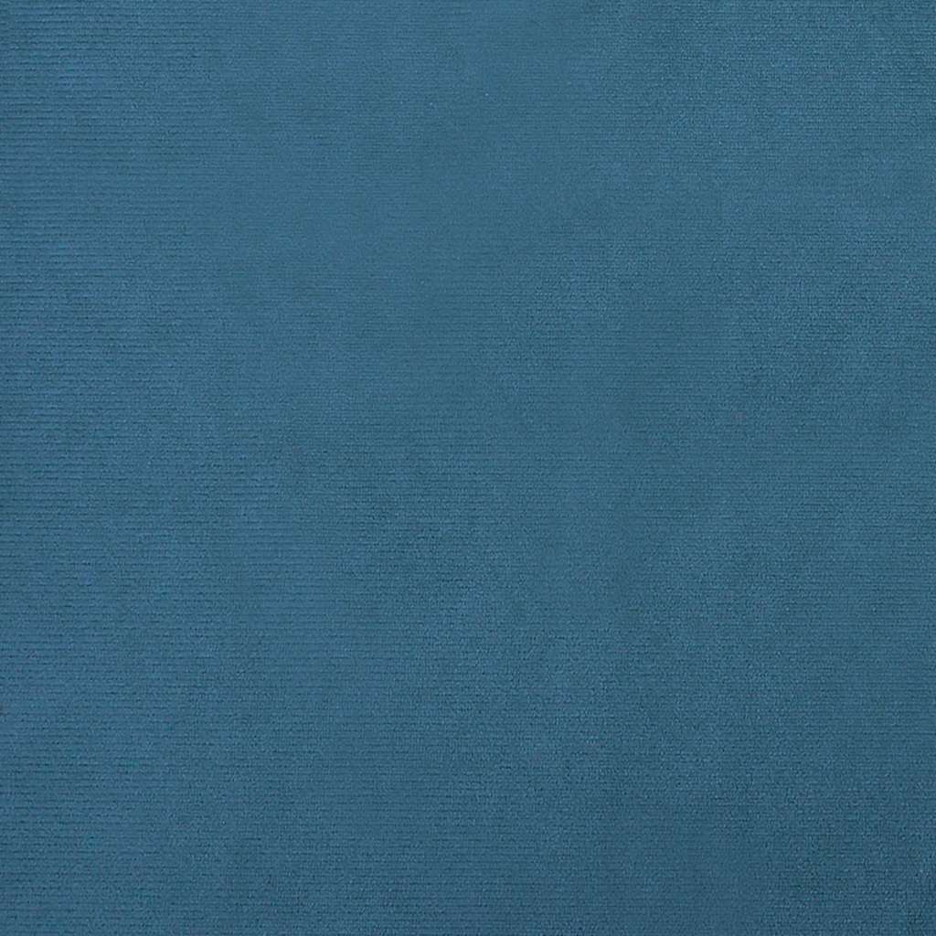 Hundbädd blå 100x54x33 cm sammet