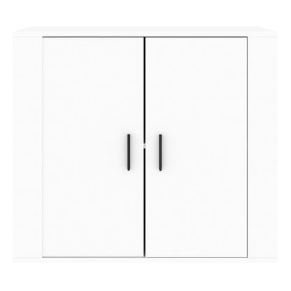 Skänk vit 80x33x70 cm konstruerat trä