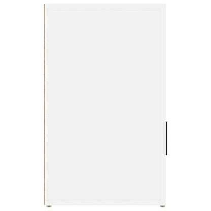 Sängbord Nattduksbord Vit 50x36x60 cm