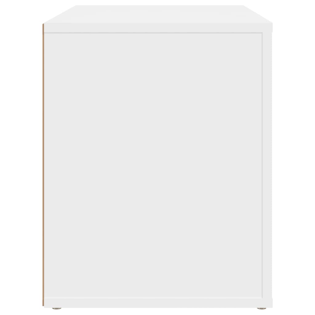 Sängbord Nattduksbord Vit 60x36x45 cm