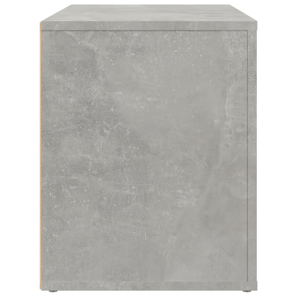 Sängbord Nattduksbord Betonggrå 60x36x45 cm