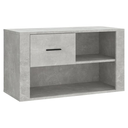 Skoställ Betonggrå Skoskåp 80x35x45 cm