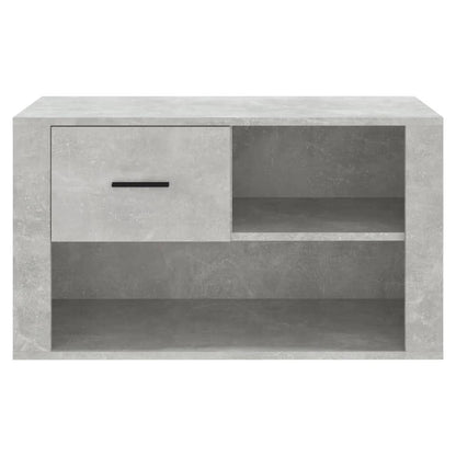 Skoställ Betonggrå Skoskåp 80x35x45 cm