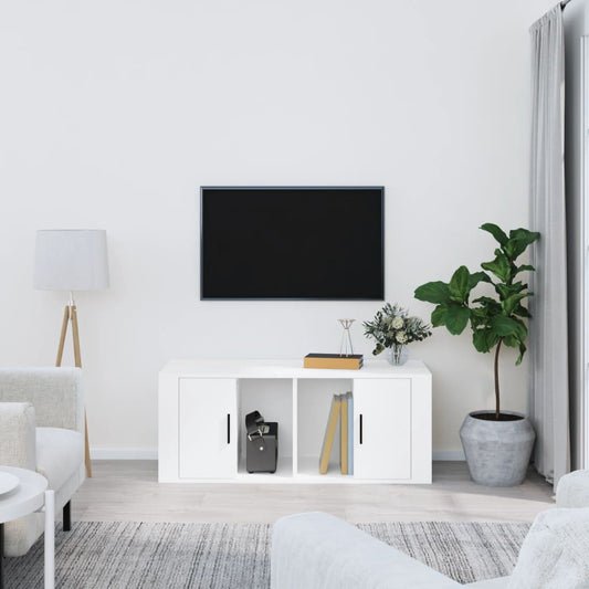 TV-Möbel Vit TV-Bänk 100x35x40 cm