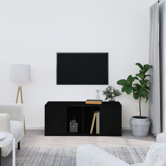TV-Möbel Svart TV-Skåp 100x35x40 cm