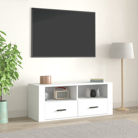 TV-Möbel Vit TV-Bänk 100x35x40 cm