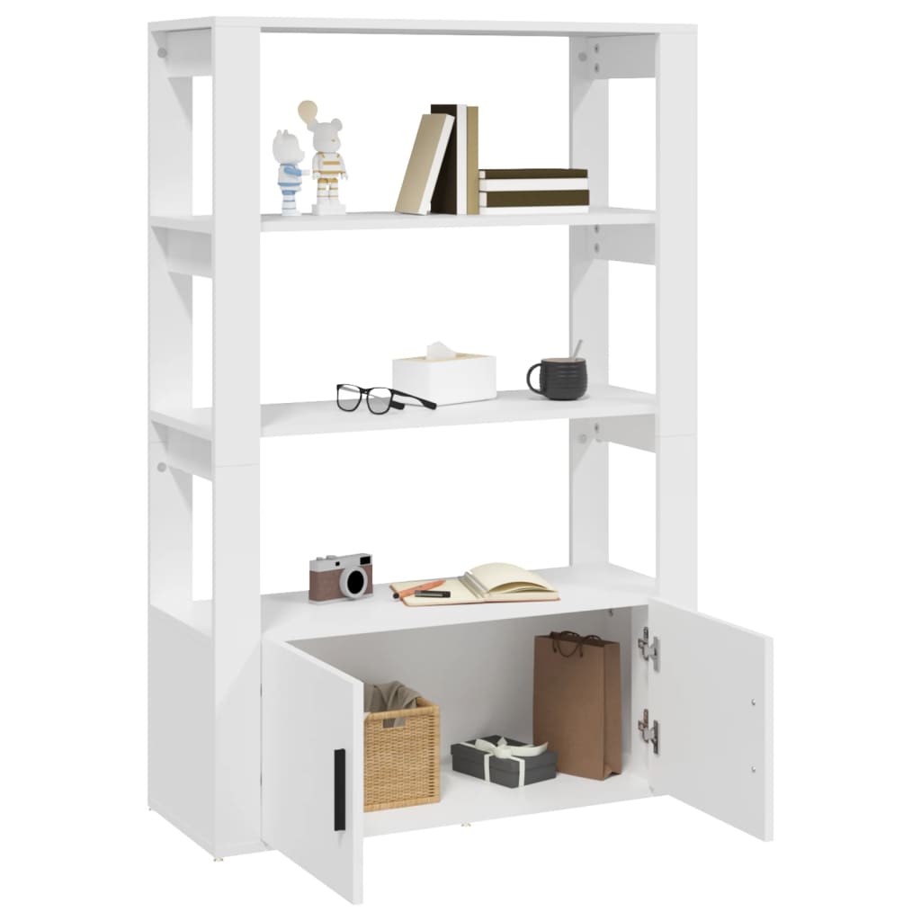 Bokhylla Vit 80x30x119,5 cm