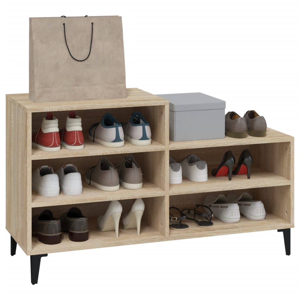 Skoställ Sonoma Ek Skohylla 102x36x60 cm