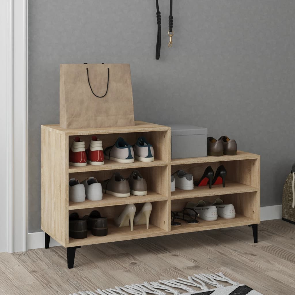 Skoställ Sonoma Ek Skohylla 102x36x60 cm