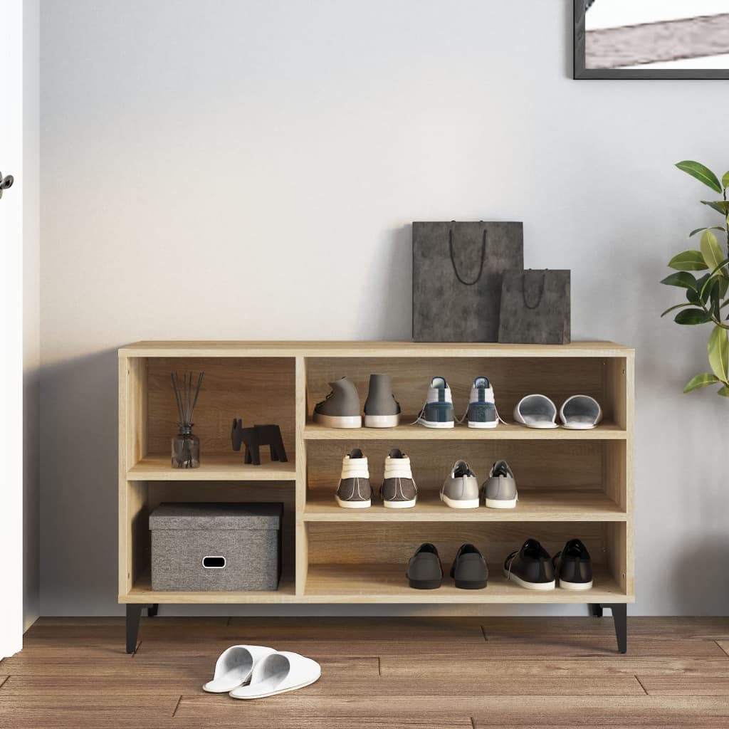 Skoställ Sonoma Ek Skohylla 102x36x60 cm