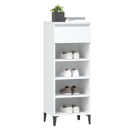 Skoställ Vit Skohylla 40x36x105 cm