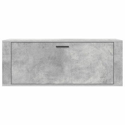 Skoställ Betonggrå Väggmonterat skoställ 100x35x38 cm