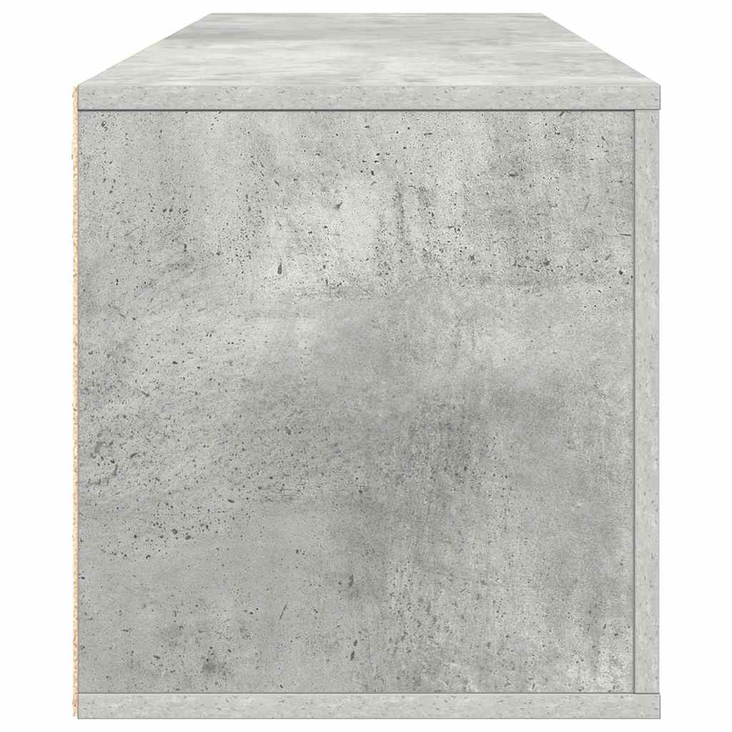 Skoställ Betonggrå Väggmonterat skoställ 100x35x38 cm