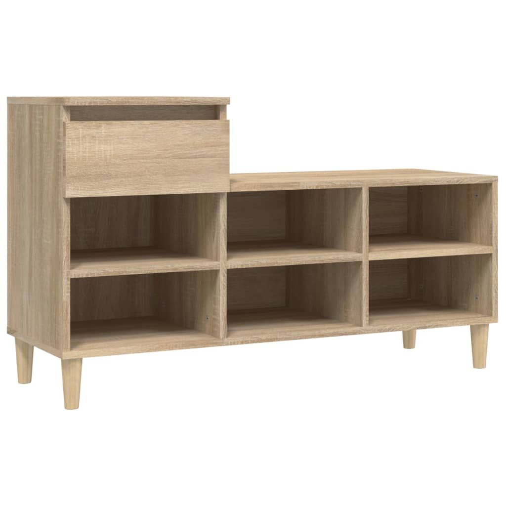 Skoställ Sonoma Ek Skohylla 102x36x60 cm