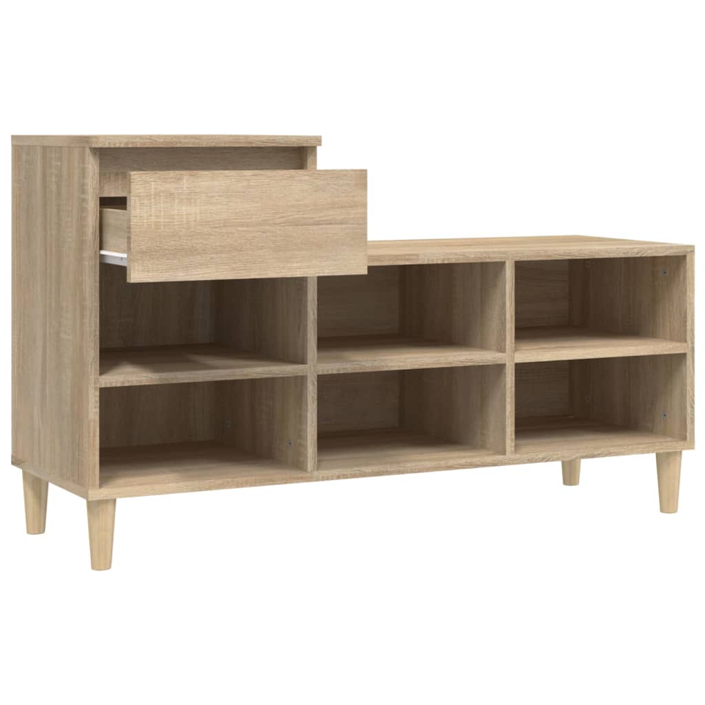 Skoställ Sonoma Ek Skohylla 102x36x60 cm