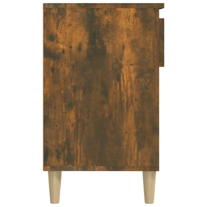 Skoställ Rökfärgad Ek 102x36x60 cm