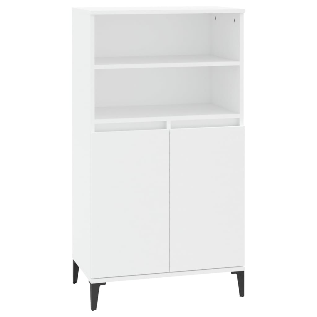 Skåp Vit 60x36x110 cm