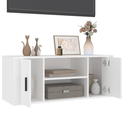 TV-Möbel Vit TV-Bänk 100x35x40 cm