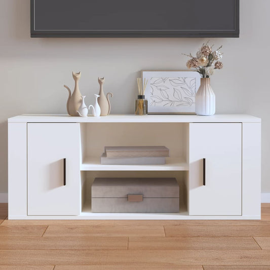 TV-Möbel Vit TV-Bänk 100x35x40 cm