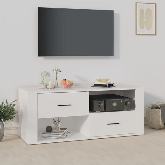 TV-Möbel Vit TV-Bänk 100x35x40 cm