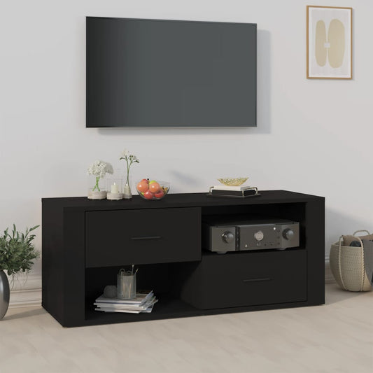TV-Möbel Svart TV-skåp 100x35x40 cm