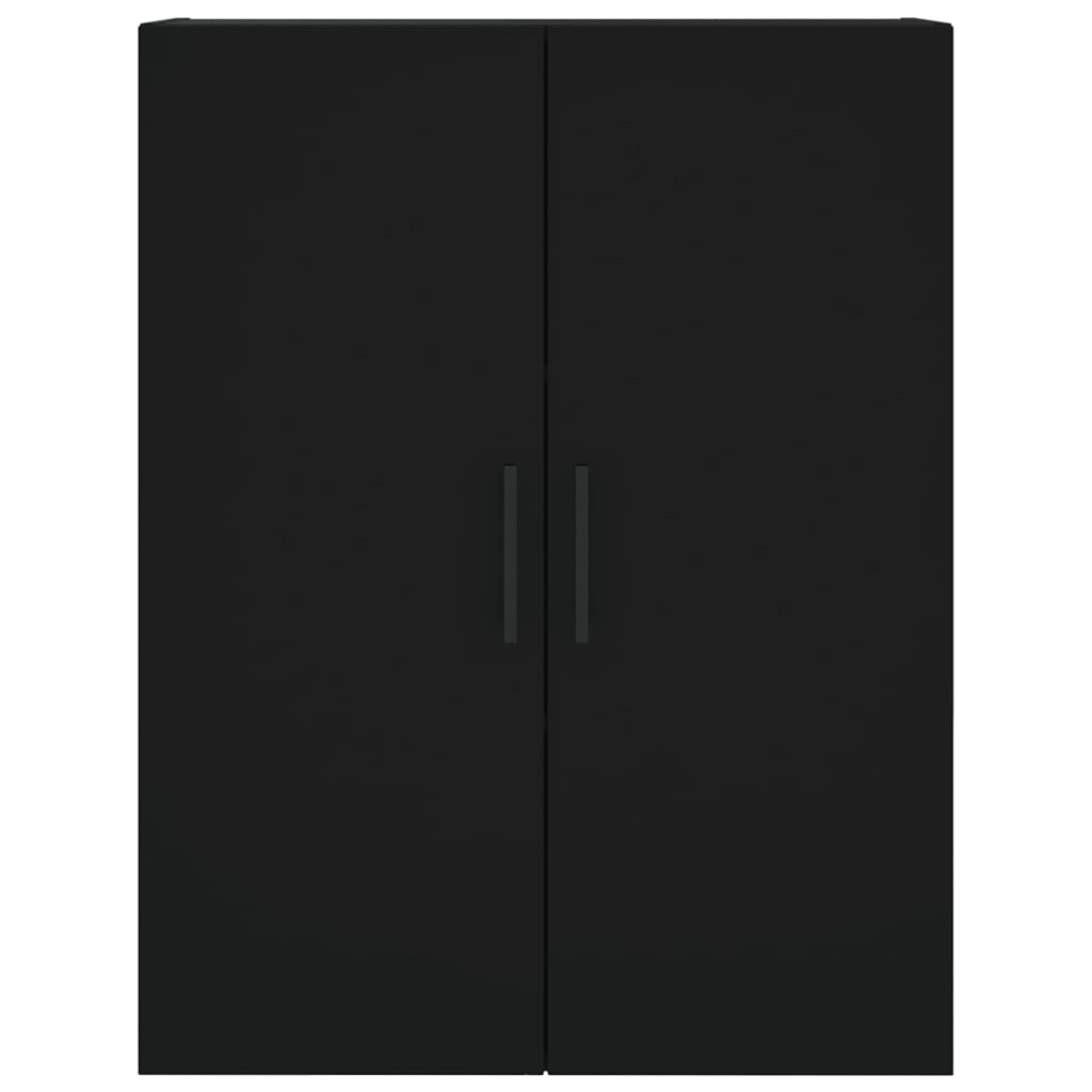 Skåp Svart 69,5x34x180 cm