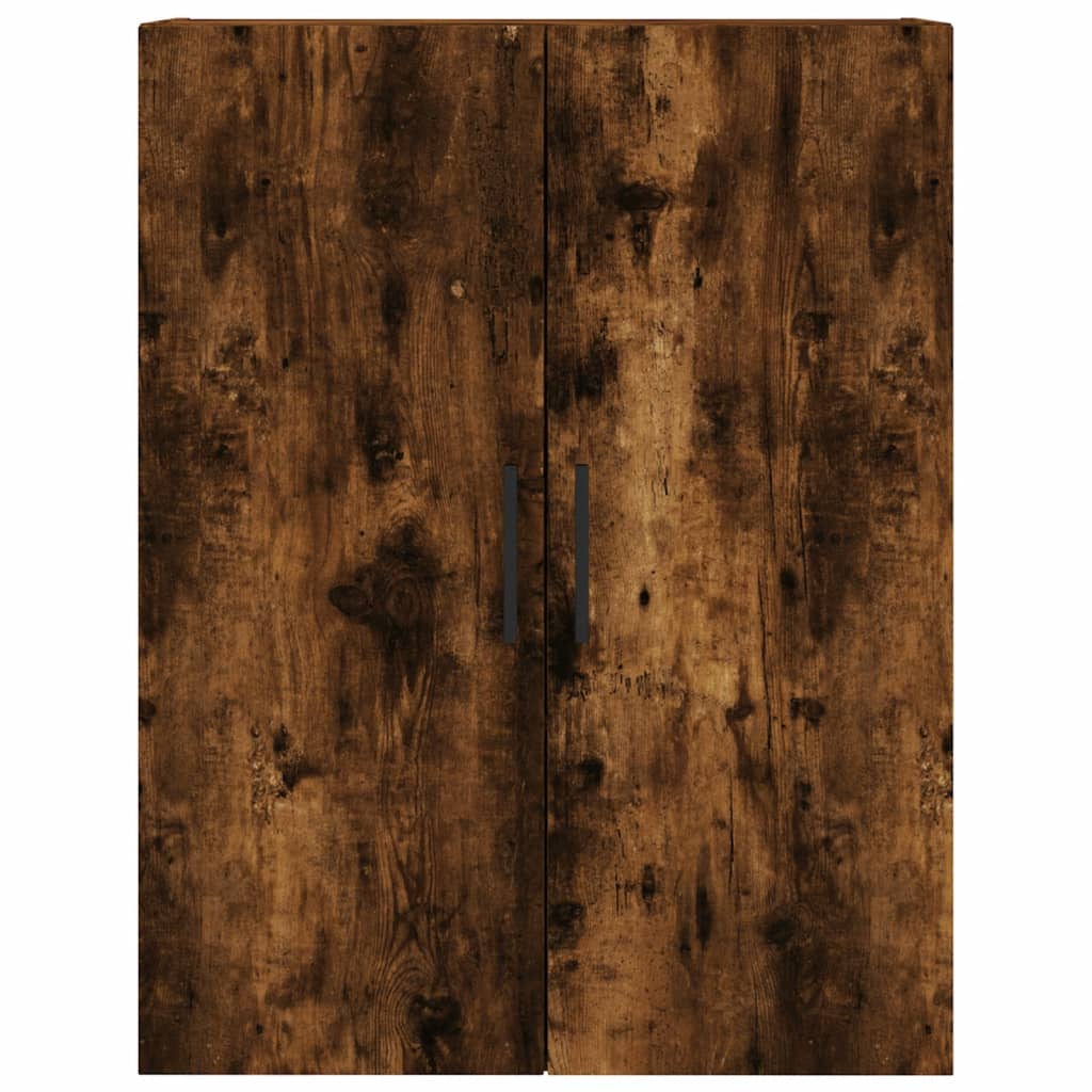 Skåp Rökfärgad Ek 69,5x34x180 cm