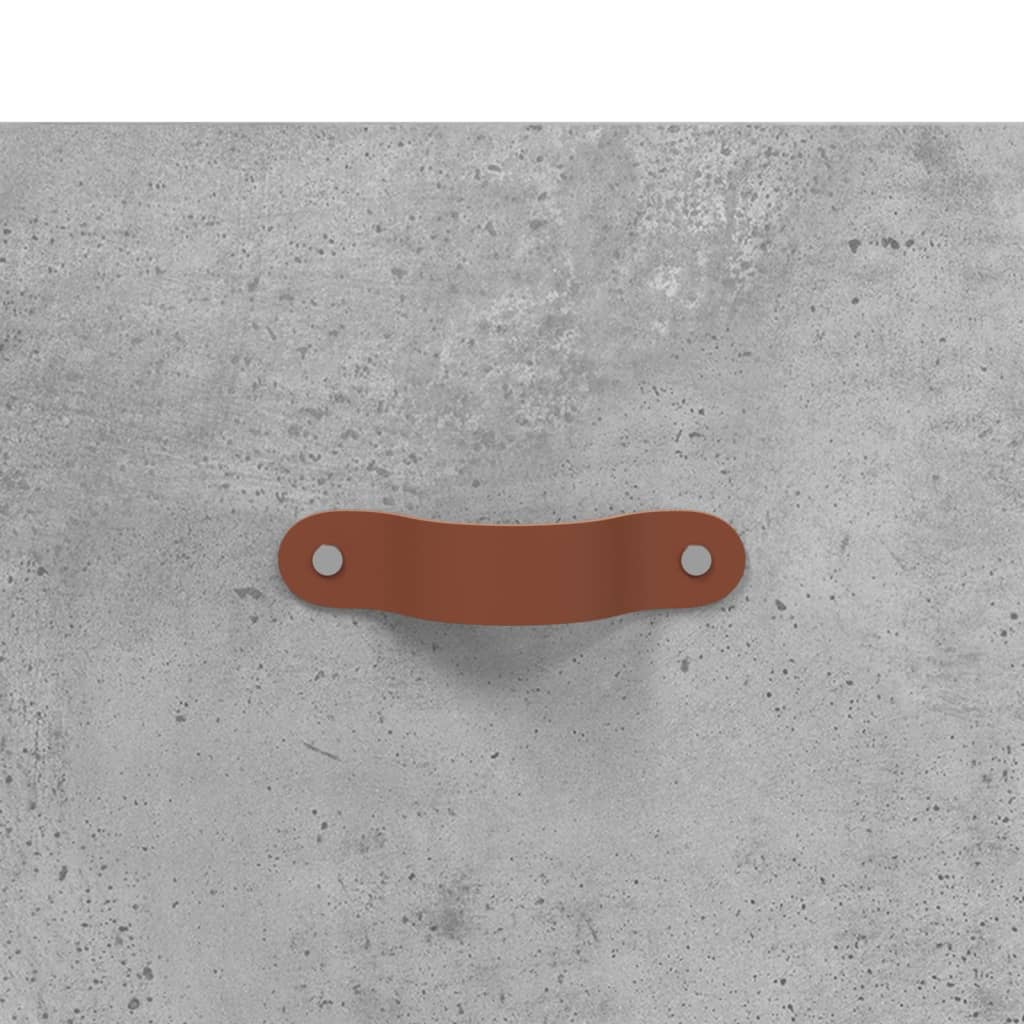 Skåp Betonggrå 69,5x34x180 cm