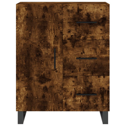 Skåp Rökfärgad Ek 69,5x34x180 cm