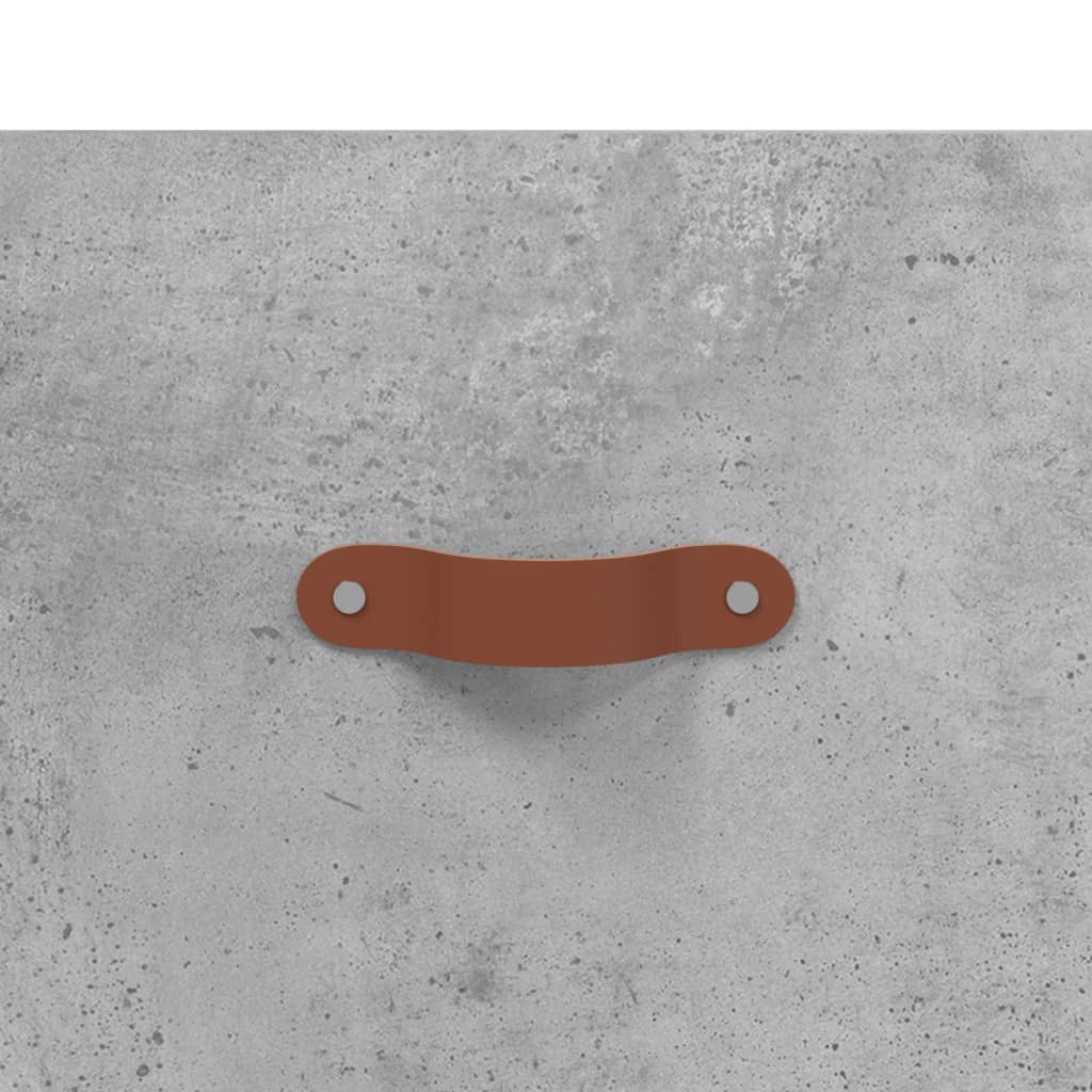 Skåp Betonggrå 69,5x34x180 cm