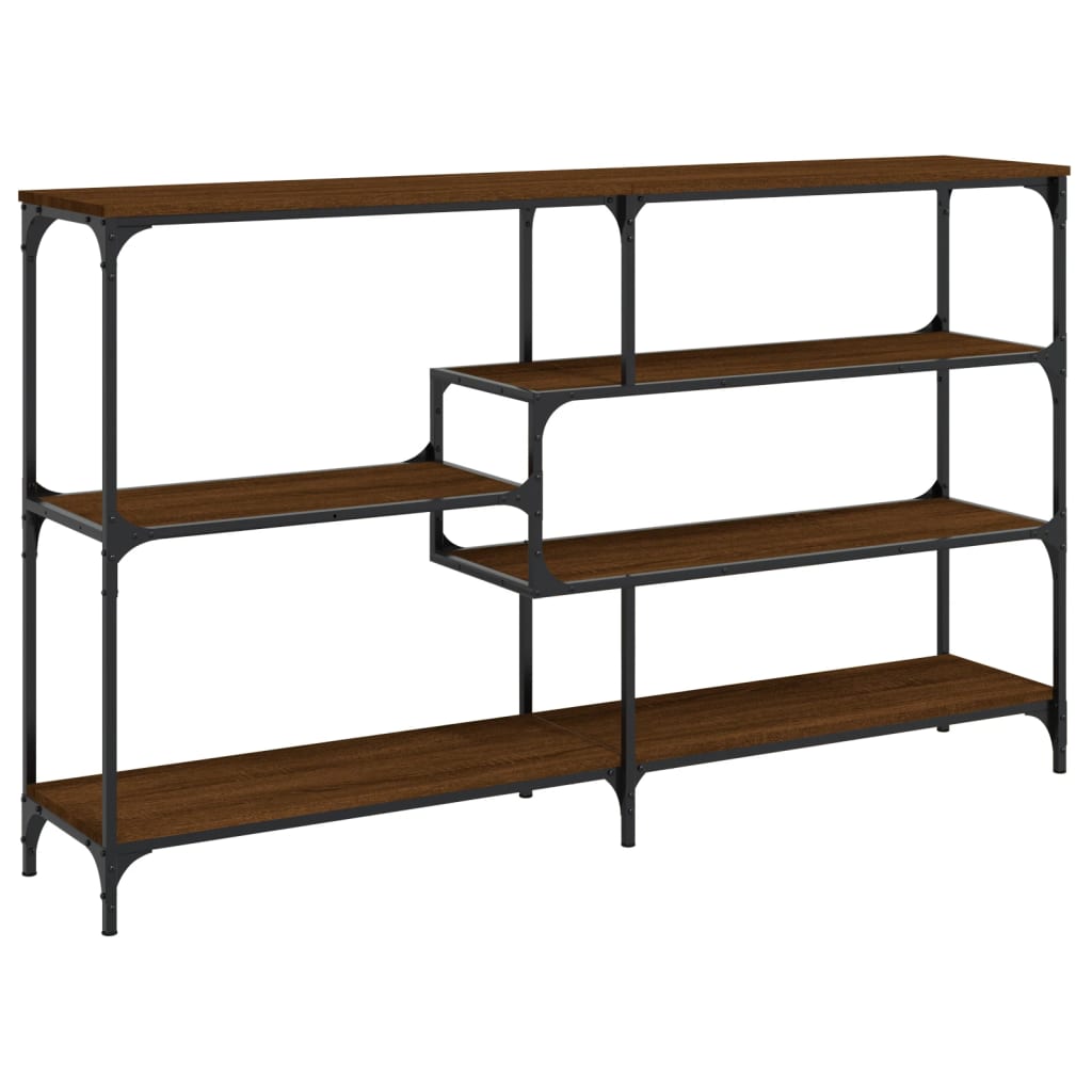 Avlastningsbord Konsollbord Brun Ek 160x32x95 cm