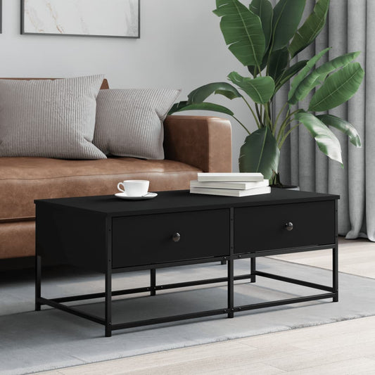 Soffbord Svart 100x51x40 cm