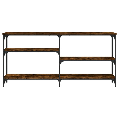 Avlastningsbord Konsollbord Rökfärgad Ek 160x29x75 cm