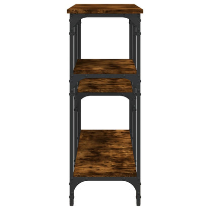 Avlastningsbord Konsollbord Rökfärgad Ek 160x29x75 cm