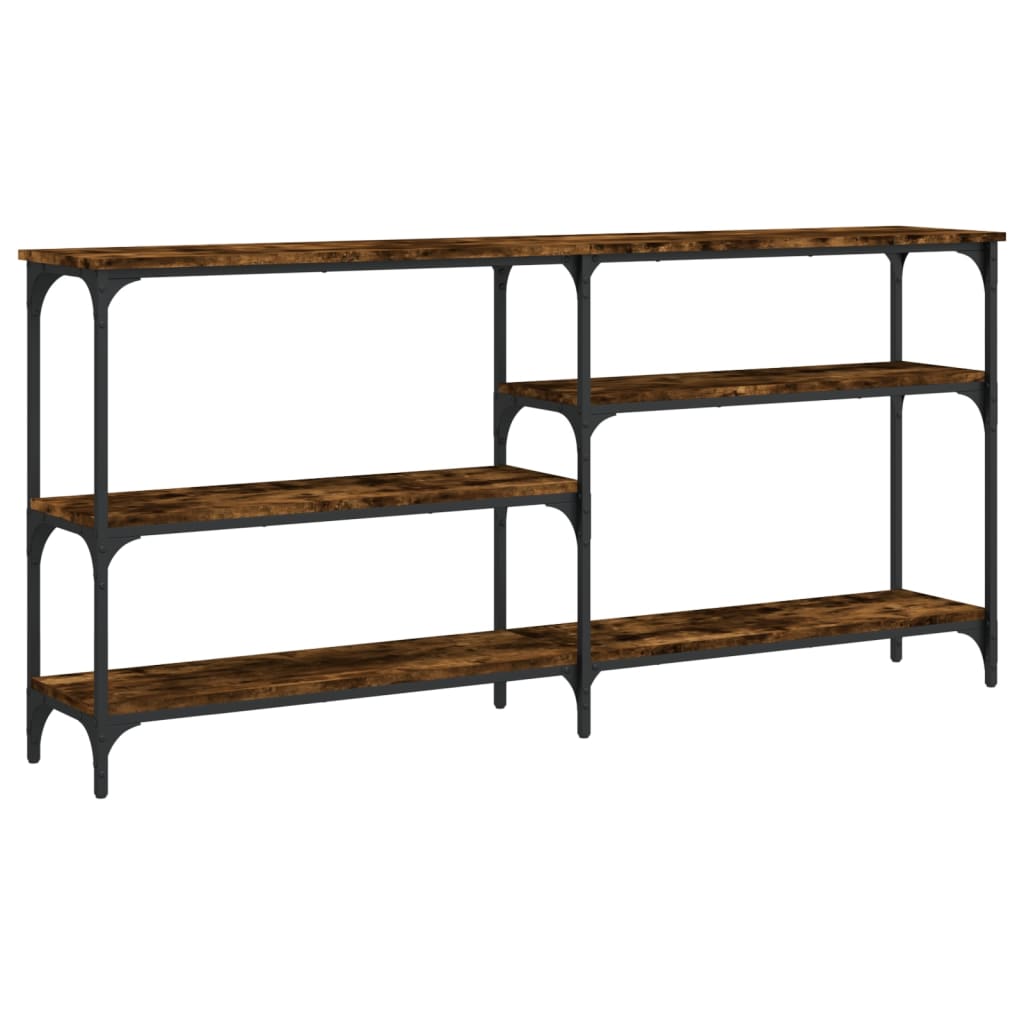 Avlastningsbord Konsollbord Rökfärgad Ek 160x29x75 cm