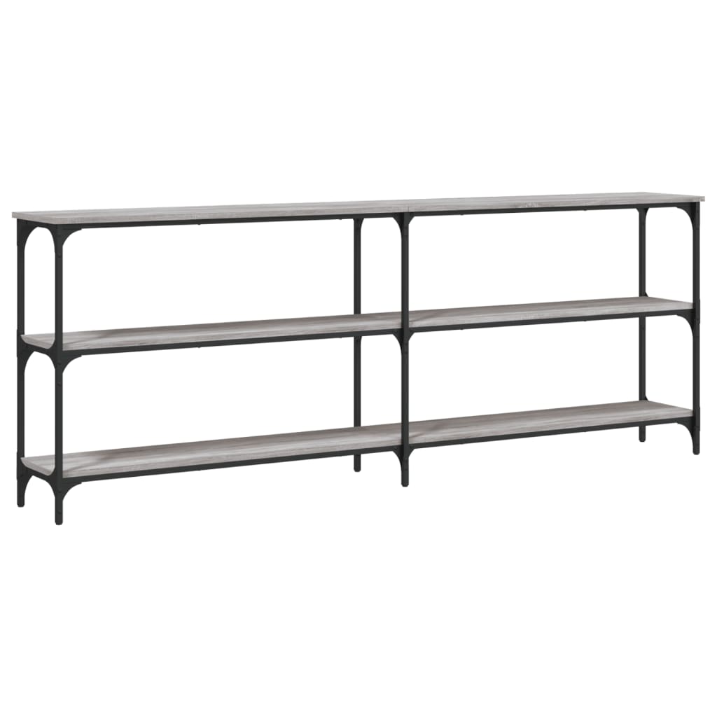 Avlastningsbord Konsollbord Sonoma Grå 200x29x75 cm