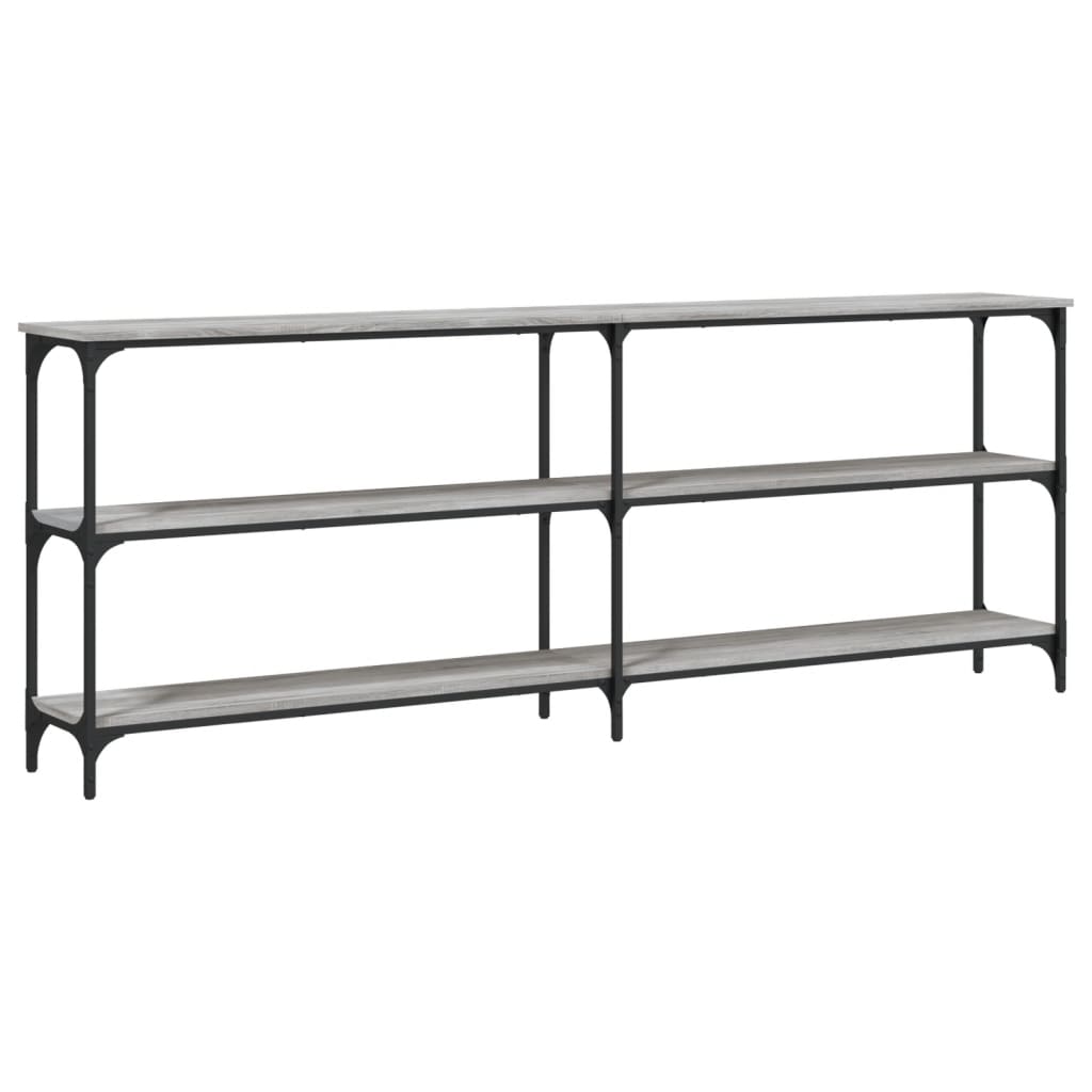 Avlastningsbord Konsollbord Sonoma Grå 200x29x75 cm