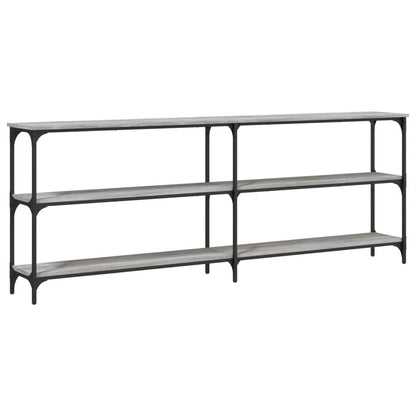 Avlastningsbord Konsollbord Sonoma Grå 200x29x75 cm