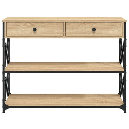 Avlastningsbord Konsollbord Sonoma Ek 100x28x75 cm